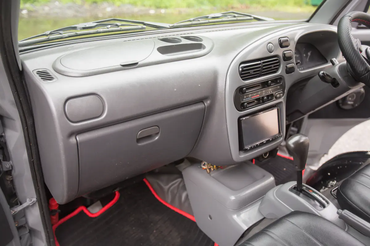 1997 Daihatsu Hijet Super Jumbo, a gray Kei Truck, for sale at Street Legal Mini Trucks in Philadelphia, PA (photo 12 of 12)