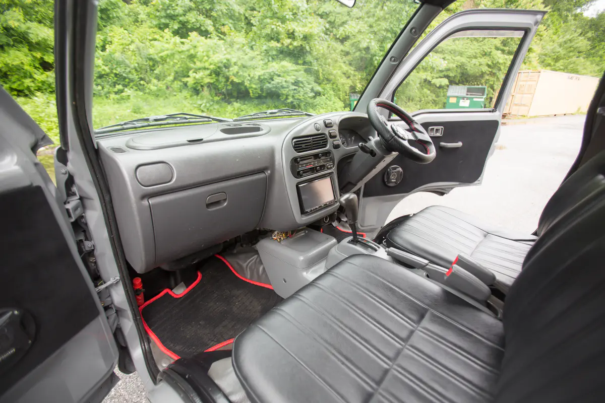 1997 Daihatsu Hijet Super Jumbo, a gray Kei Truck, for sale at Street Legal Mini Trucks in Philadelphia, PA (photo 2 of 12)
