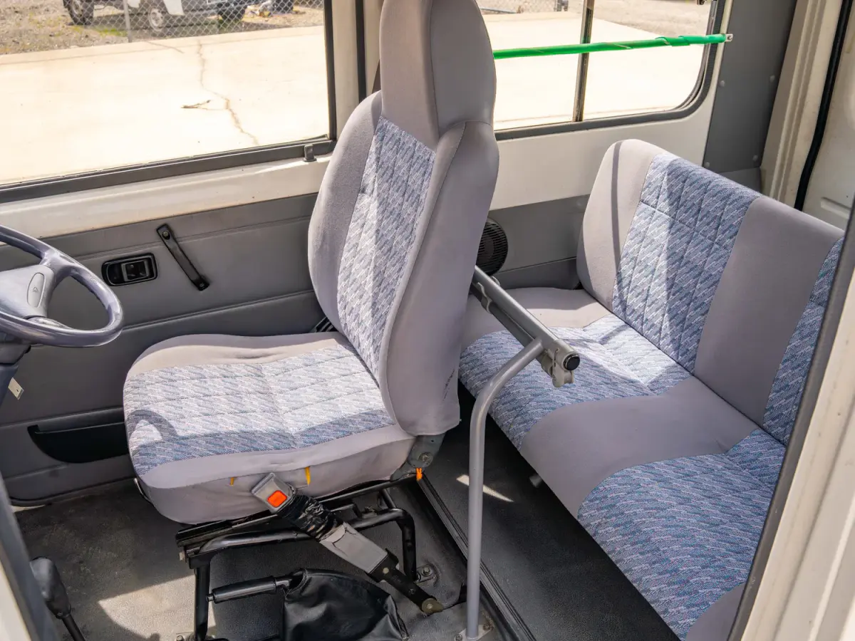 1997 Daihatsu Mira Walkthrough Van, a white Kei Van, for sale at Japan Direct Motors in Irmo, SC (photo 12 of 12)