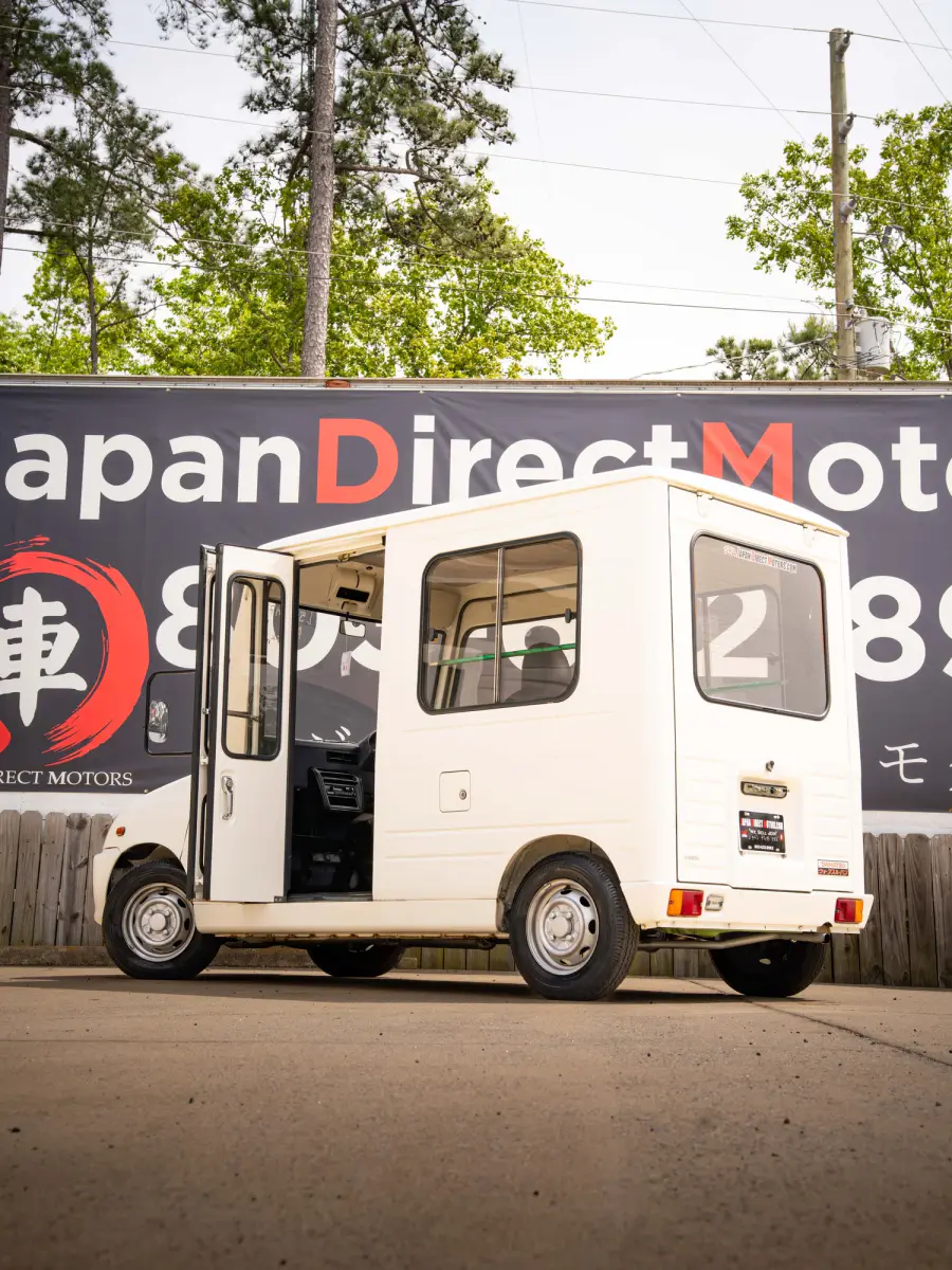1997 Daihatsu Mira Walkthrough Van, a white Kei Van, for sale at Japan Direct Motors in Irmo, SC (photo 2 of 12)
