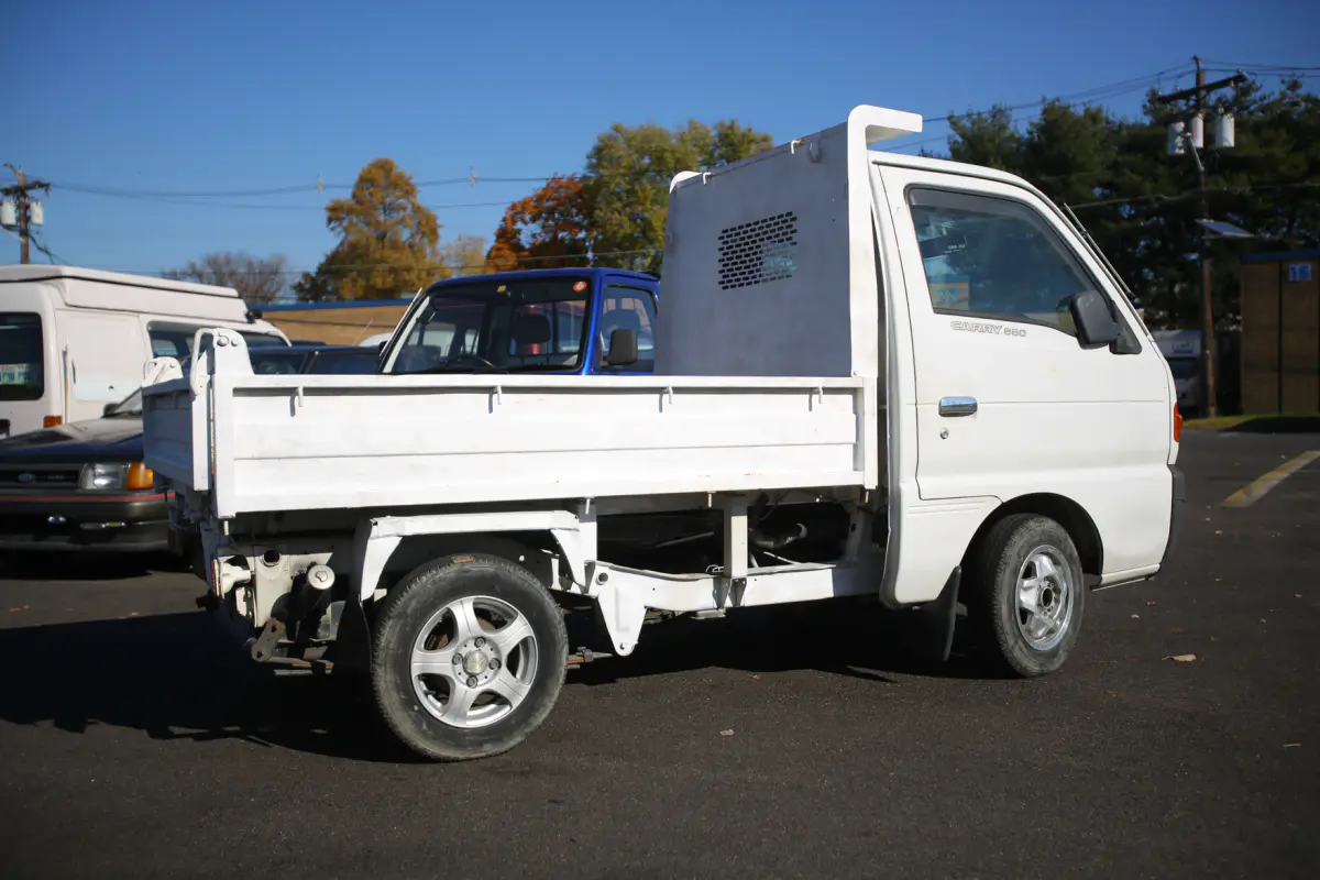 1997 Suzuki Carry Dump, a Kei Truck, for sale at Street Legal Mini Trucks in Philadelphia, PA (photo 2 of 9)