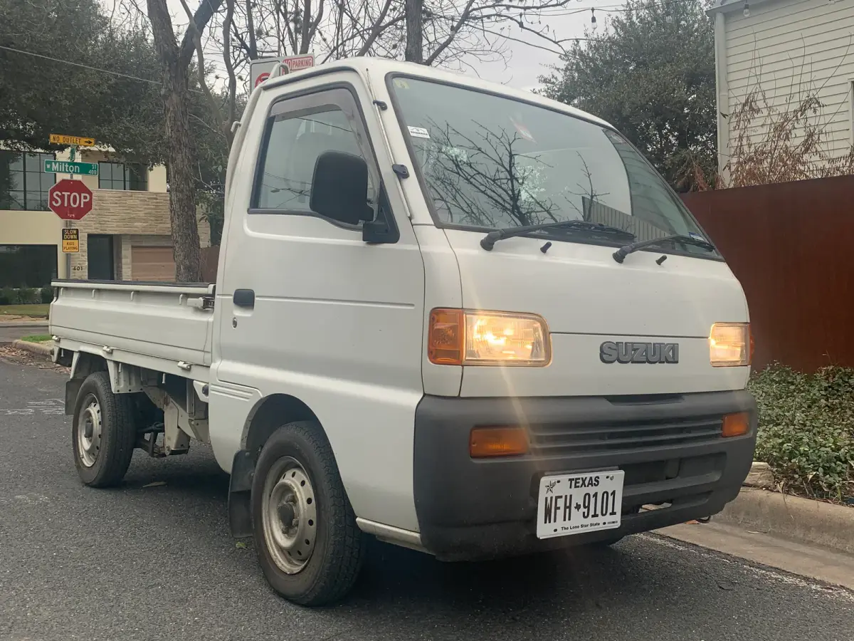 1997 Suzuki Carry, a Kei Truck, for sale at Sunshine Imports in Austin, TX (photo 1 of 7)