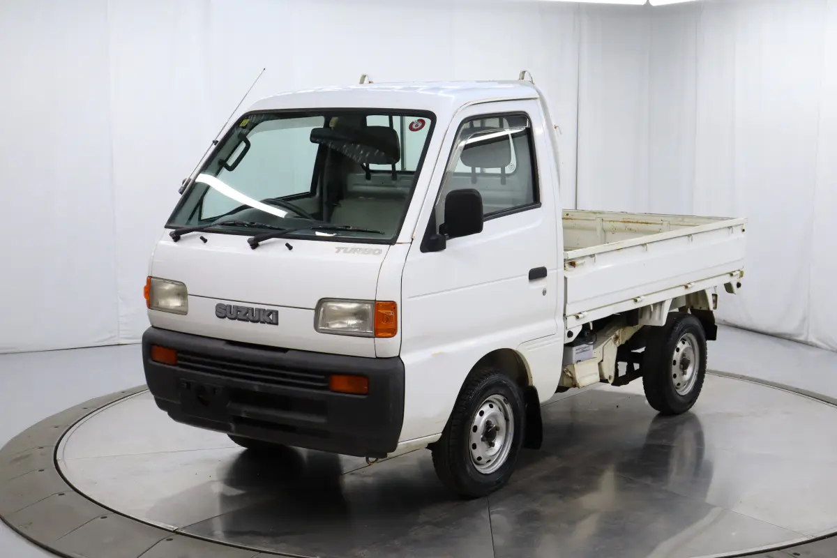 1997 Suzuki Carry Turbo Dump Bed, a white Kei Truck, for sale at Duncan Imports & Classic Cars in Christiansburg, VA (photo 2 of 59)