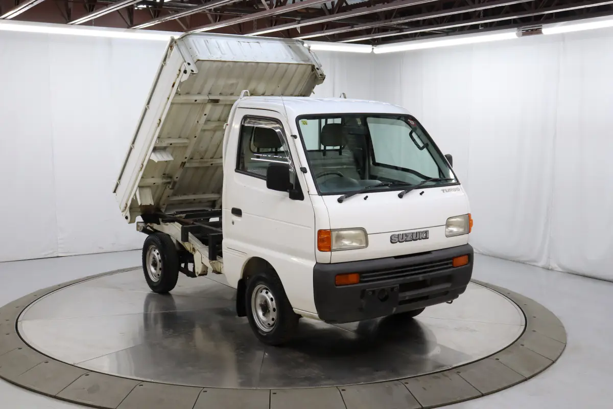 1997 Suzuki Carry Turbo Dump Bed, a white Kei Truck, for sale at Duncan Imports & Classic Cars in Christiansburg, VA (photo 9 of 59)