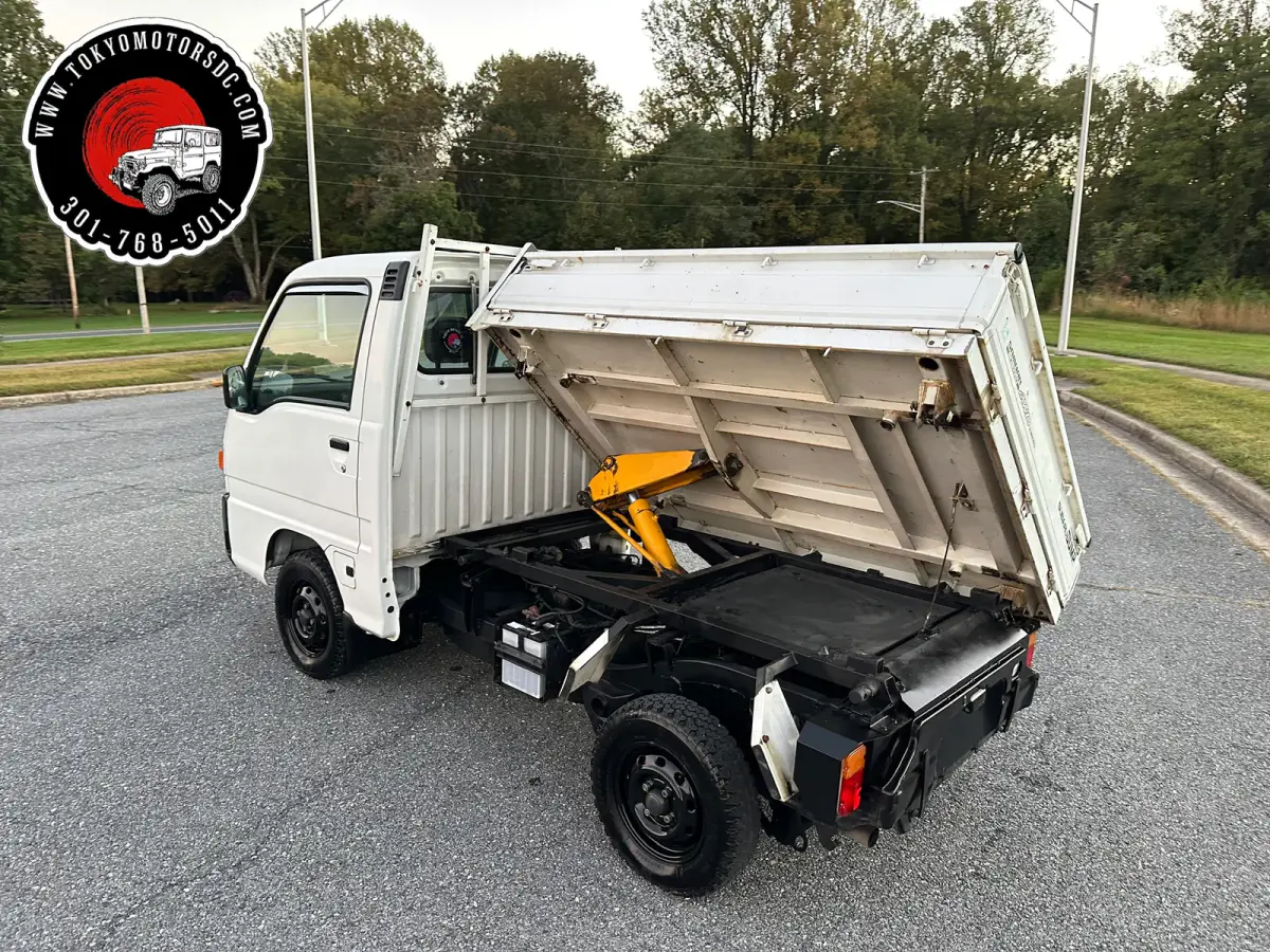 1998 Subaru Sambar 3-way Dump 4WD, a Kei Truck, for sale at Tokyo Motors DC in Boyds, MD (photo 11 of 12)