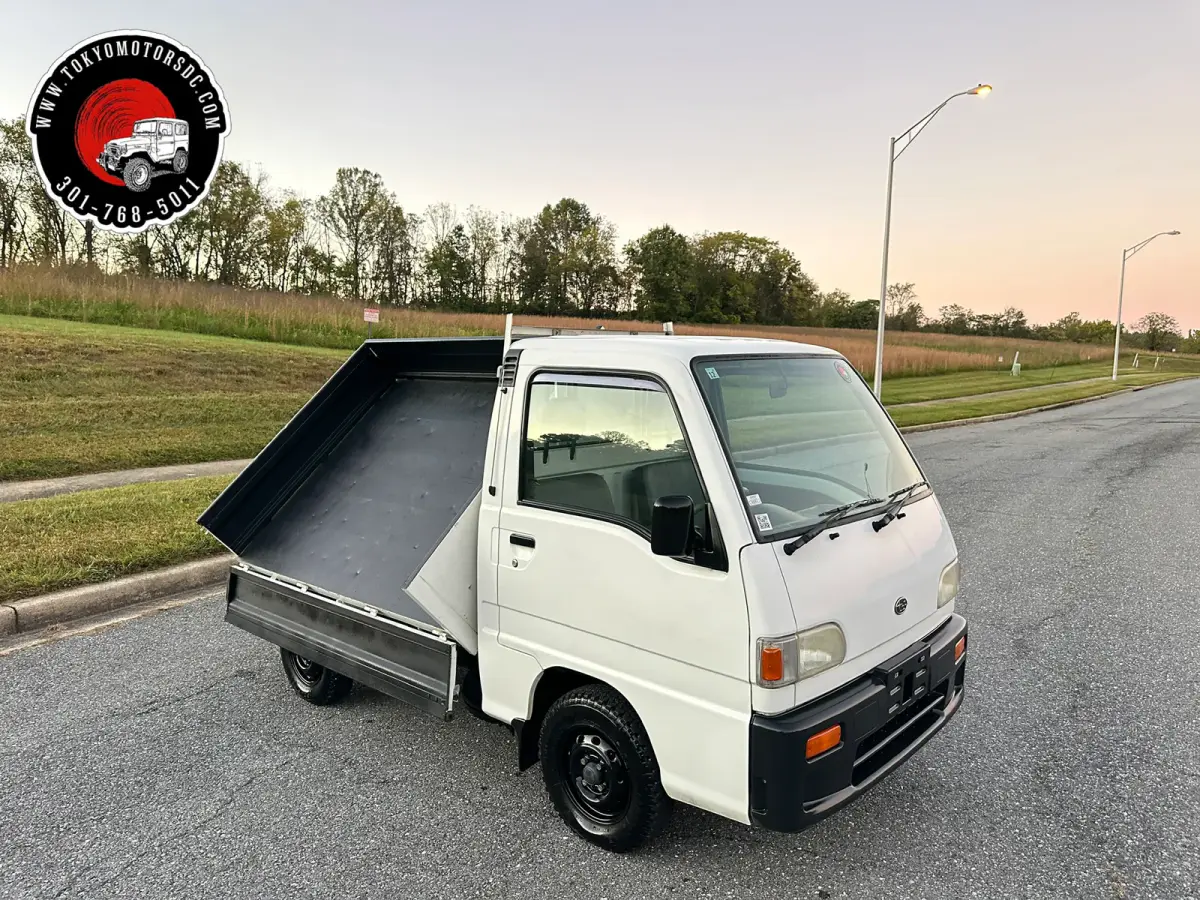 1998 Subaru Sambar 3-way Dump 4WD, a Kei Truck, for sale at Tokyo Motors DC in Boyds, MD (photo 3 of 12)
