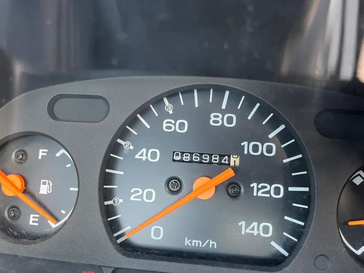 1998 Subaru Sambar 4x4 Kei Truck, odometer, sold at Sunshine Imports in Austin, TX