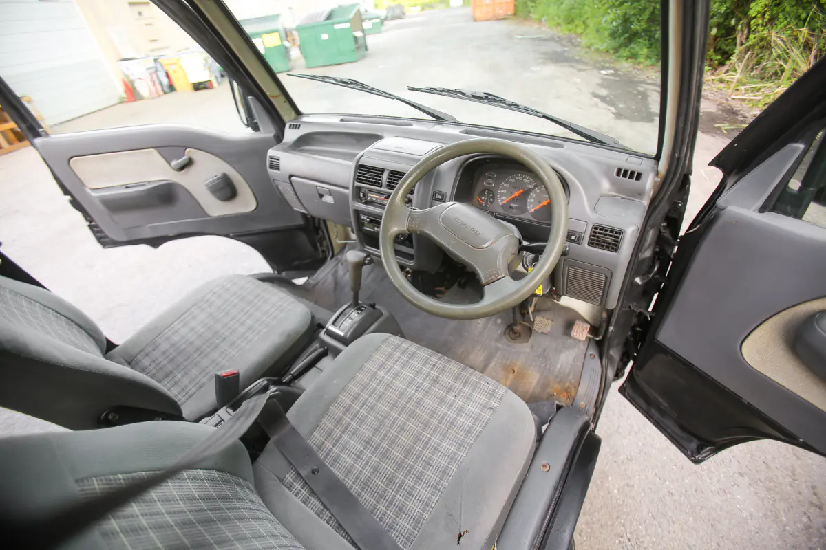 1998 Subaru Sambar Supercharged, a Kei Van, for sale at Street Legal Mini Trucks in Philadelphia, PA (photo 2 of 12)