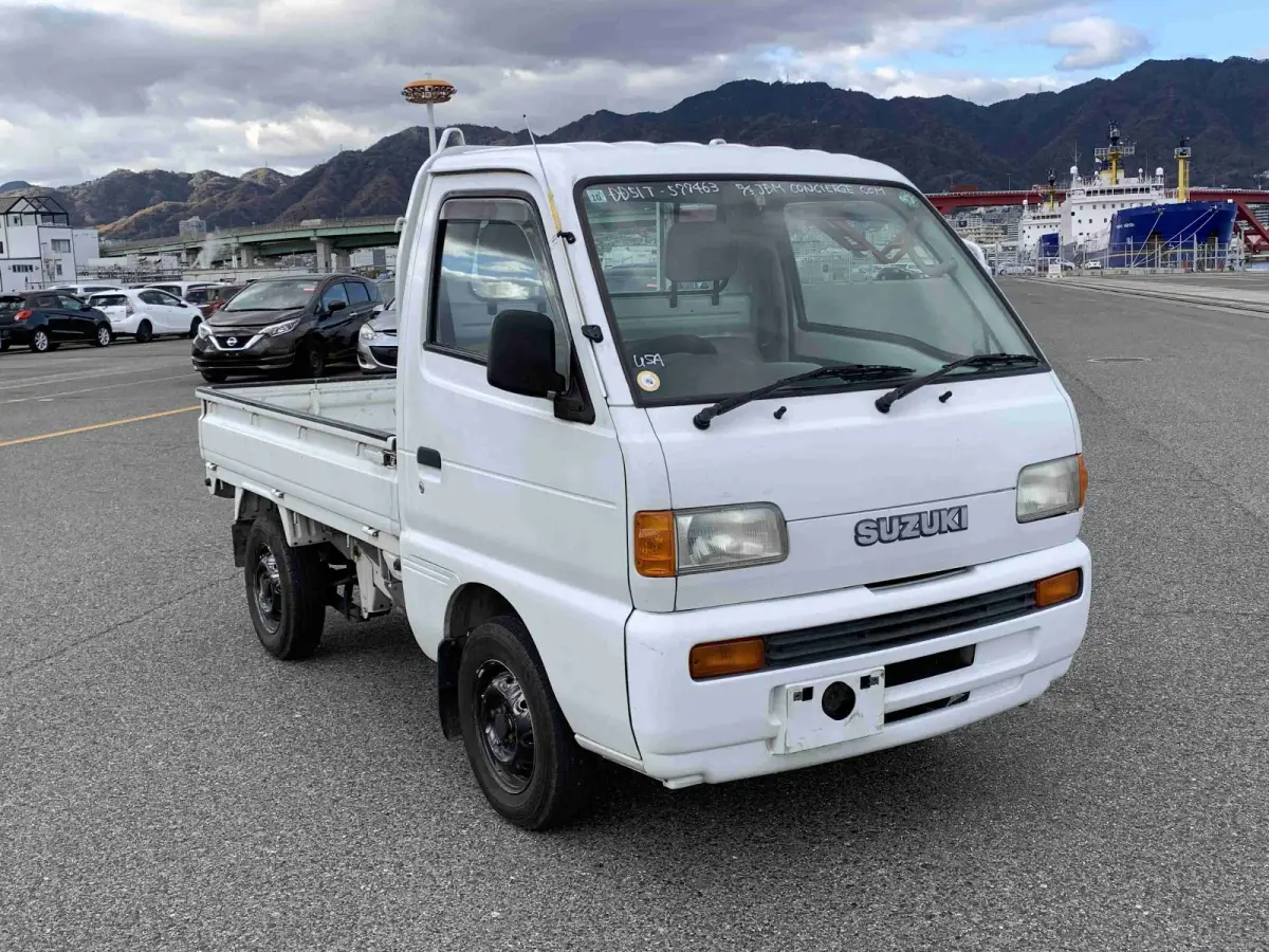 1998 Suzuki Carry, 4WD + AC, a Kei Truck, for sale at Sunshine Imports in Austin, TX (photo 1 of 12)