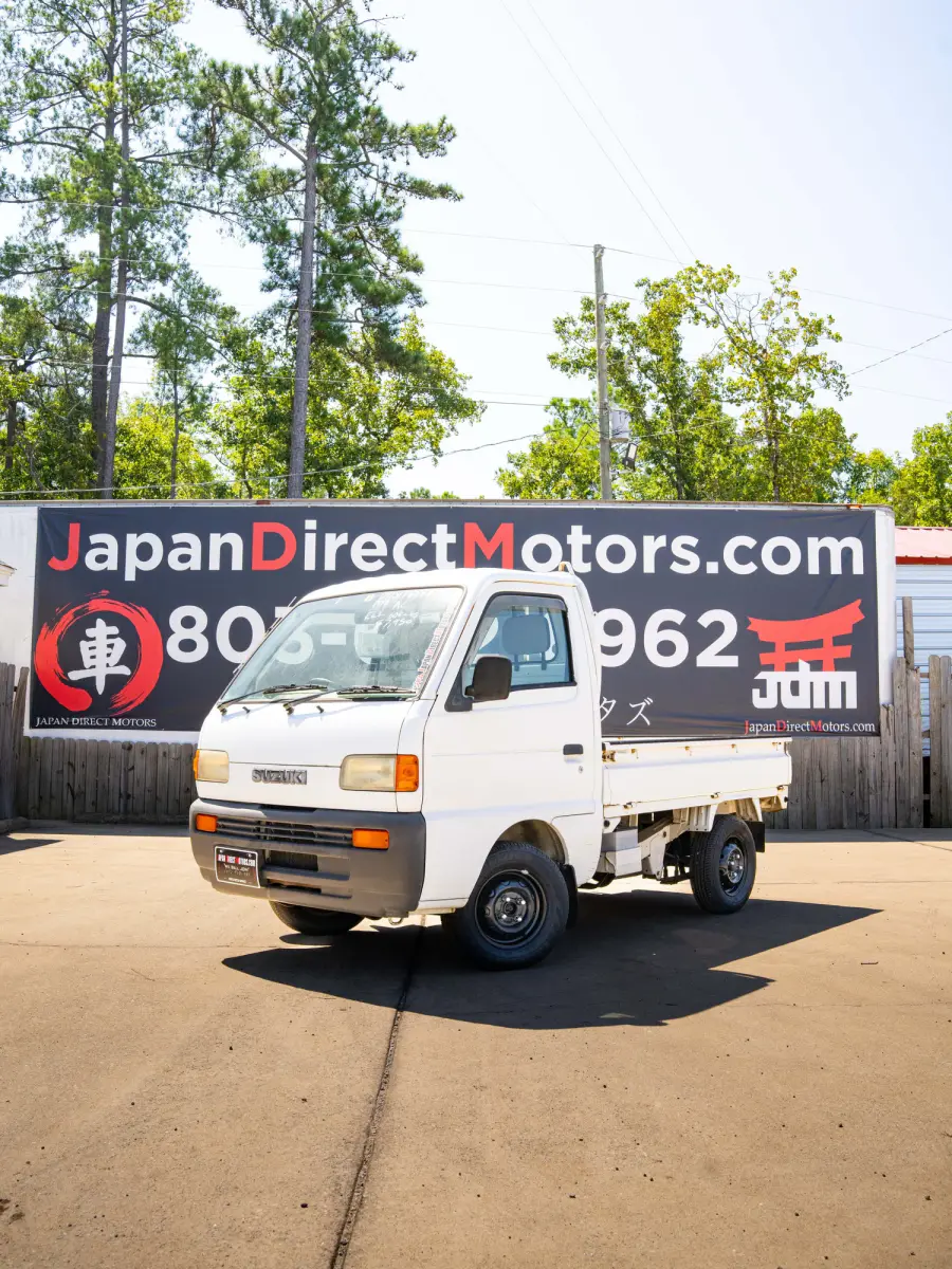 1998 Suzuki Carry, a white Kei Truck, for sale at Japan Direct Motors in Irmo, SC (photo 1 of 12)