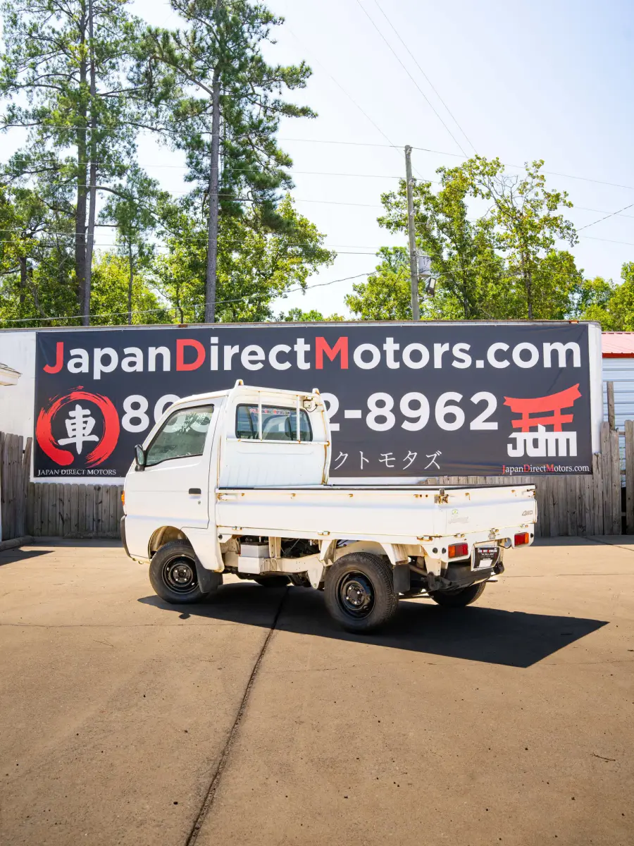 1998 Suzuki Carry, a white Kei Truck, for sale at Japan Direct Motors in Irmo, SC (photo 2 of 12)