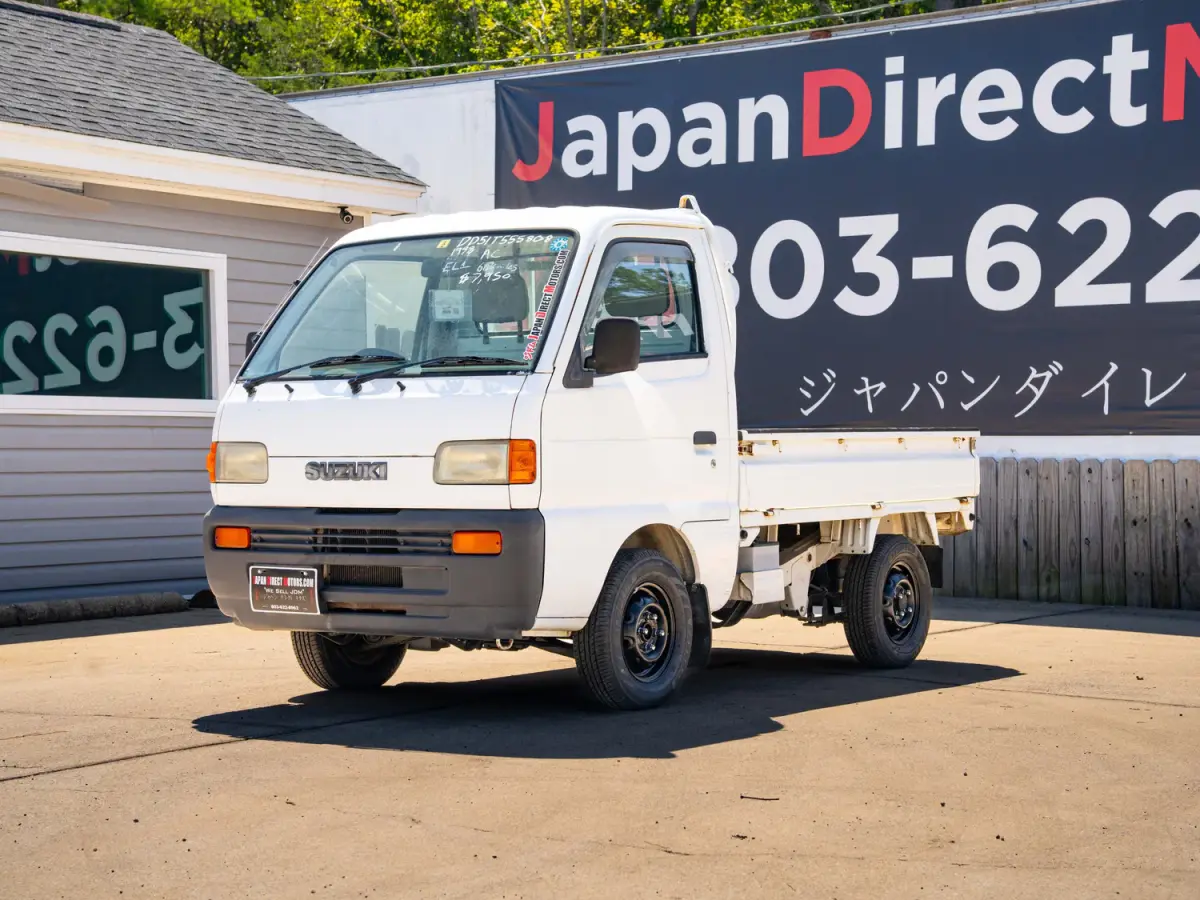 1998 Suzuki Carry, a white Kei Truck, for sale at Japan Direct Motors in Irmo, SC (photo 3 of 12)