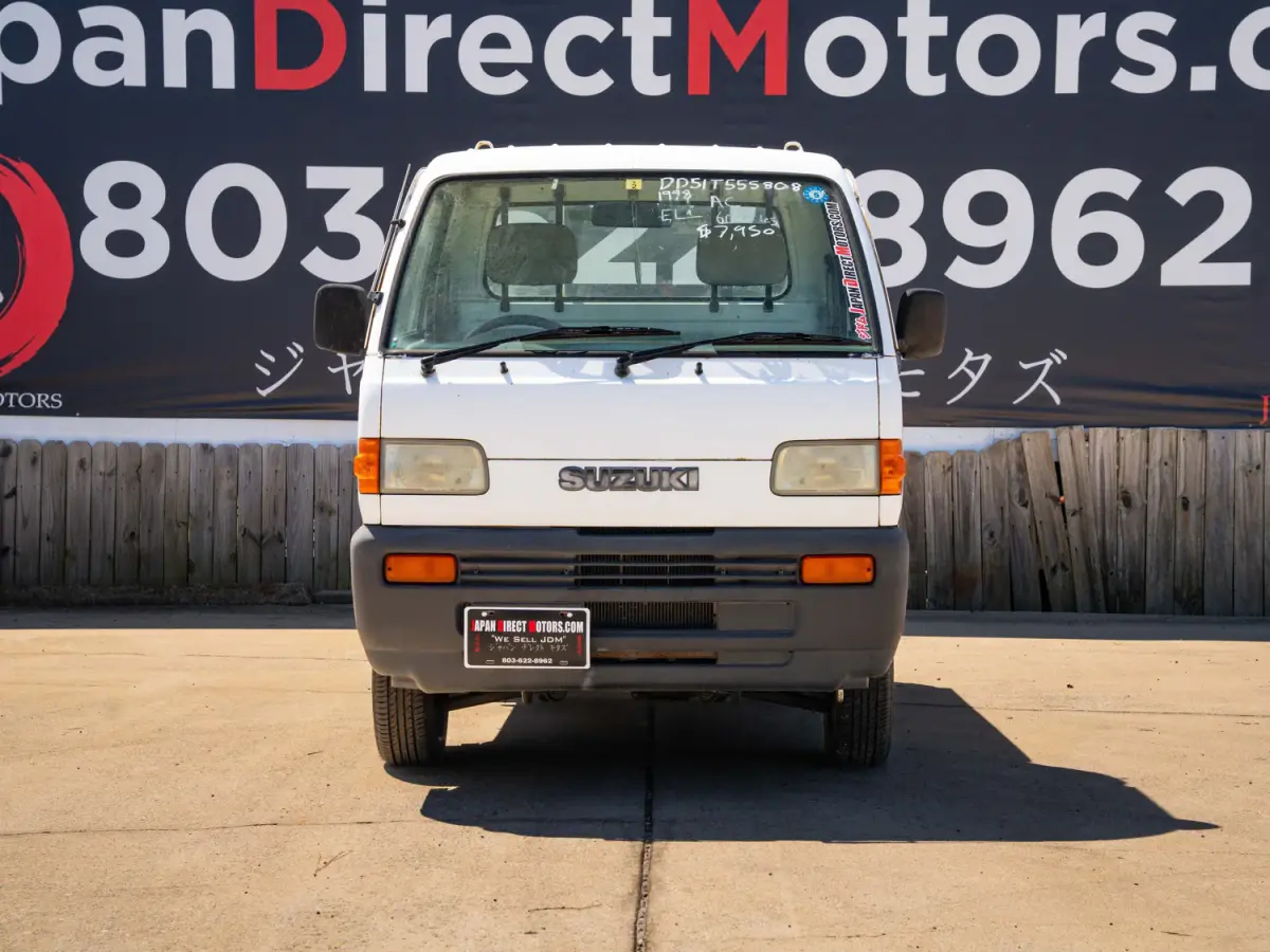 1998 Suzuki Carry, a white Kei Truck, for sale at Japan Direct Motors in Irmo, SC (photo 4 of 12)