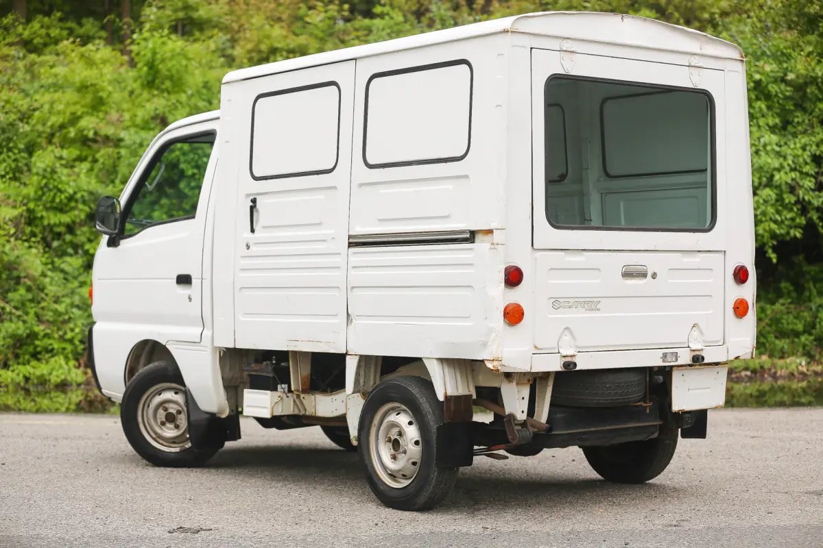 1998 Suzuki Carry Panel Truck, a Kei Truck, for sale at Street Legal Mini Trucks in Philadelphia, PA (photo 2 of 12)