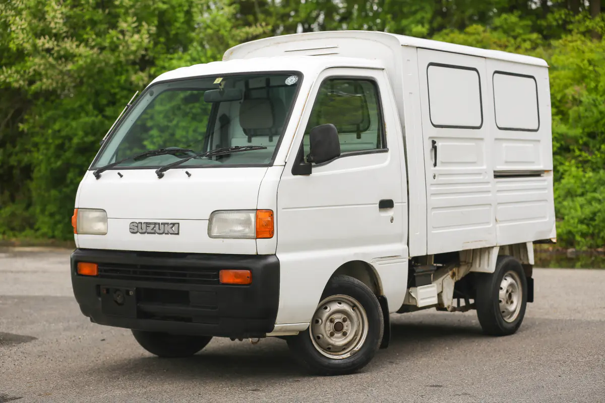 1998 Suzuki Carry Panel Truck, a Kei Truck, for sale at Street Legal Mini Trucks in Philadelphia, PA (photo 4 of 12)