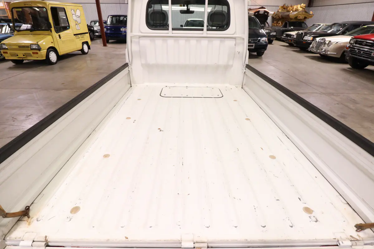 White 1999 Daihatsu Hijet 4x4 Kei Truck, cargo bed, for sale at Duncan Imports in Christiansburg, VA