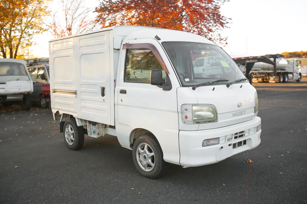 1999 Daihatsu Hijet Panel Truck, a Kei Truck, for sale at Street Legal Mini Trucks in Philadelphia, PA (photo 1 of 12)