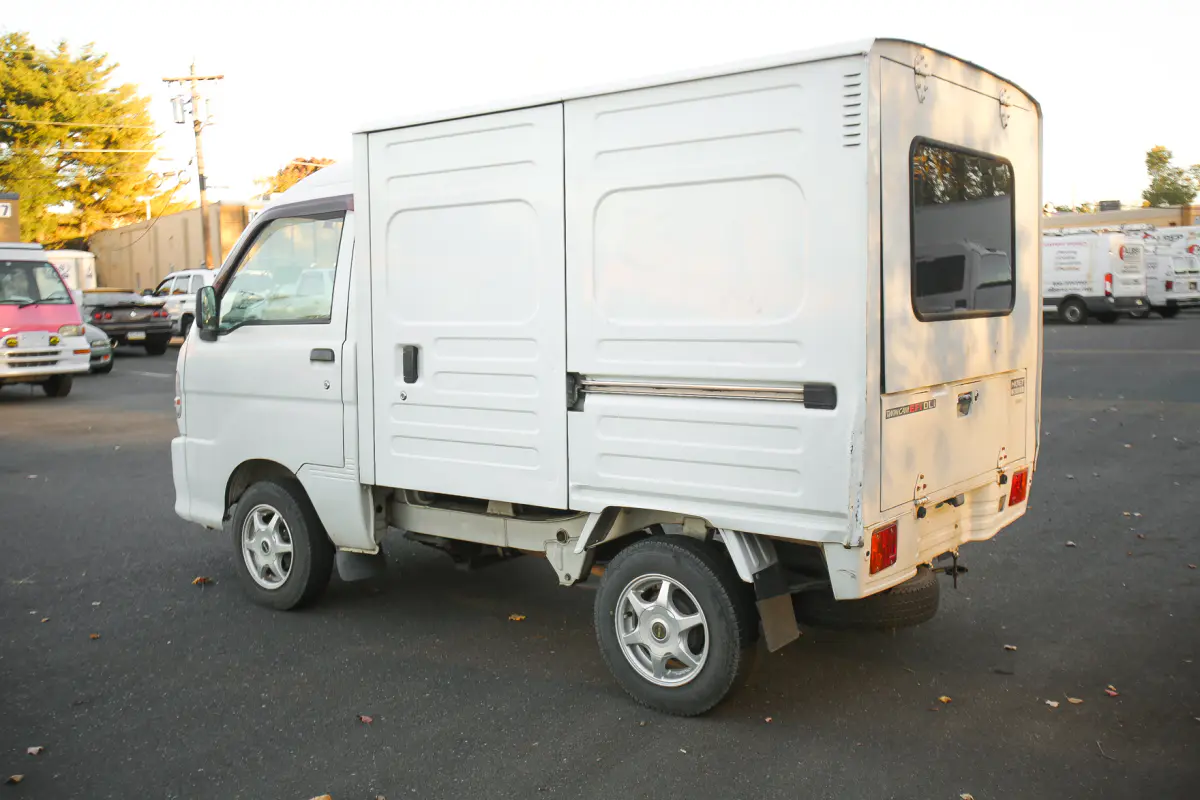 1999 Daihatsu Hijet Panel Truck, a Kei Truck, for sale at Street Legal Mini Trucks in Philadelphia, PA (photo 4 of 12)
