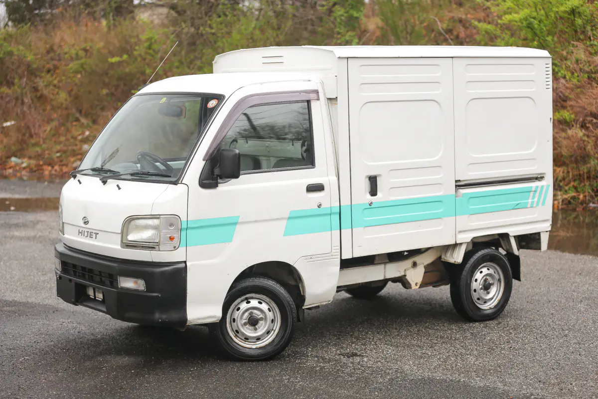 1999 Daihatsu Hijet Panel Truck, a Kei Truck, for sale at Street Legal Mini Trucks in Philadelphia, PA (photo 2 of 12)