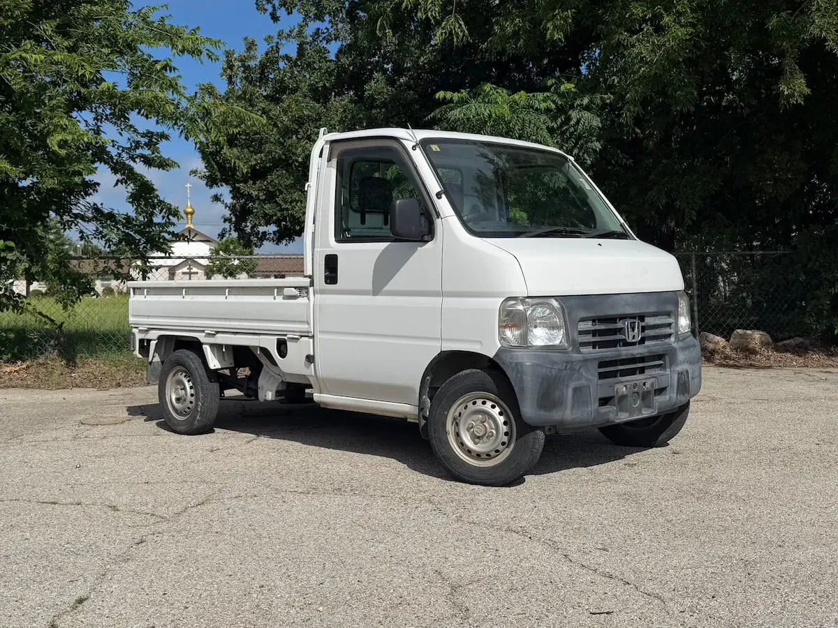 1999 Honda ACTY 4WD, a white off-road Kei Truck, for sale at Weatherford Mini Trucks in Weatherford, TX (photo 1 of 10)