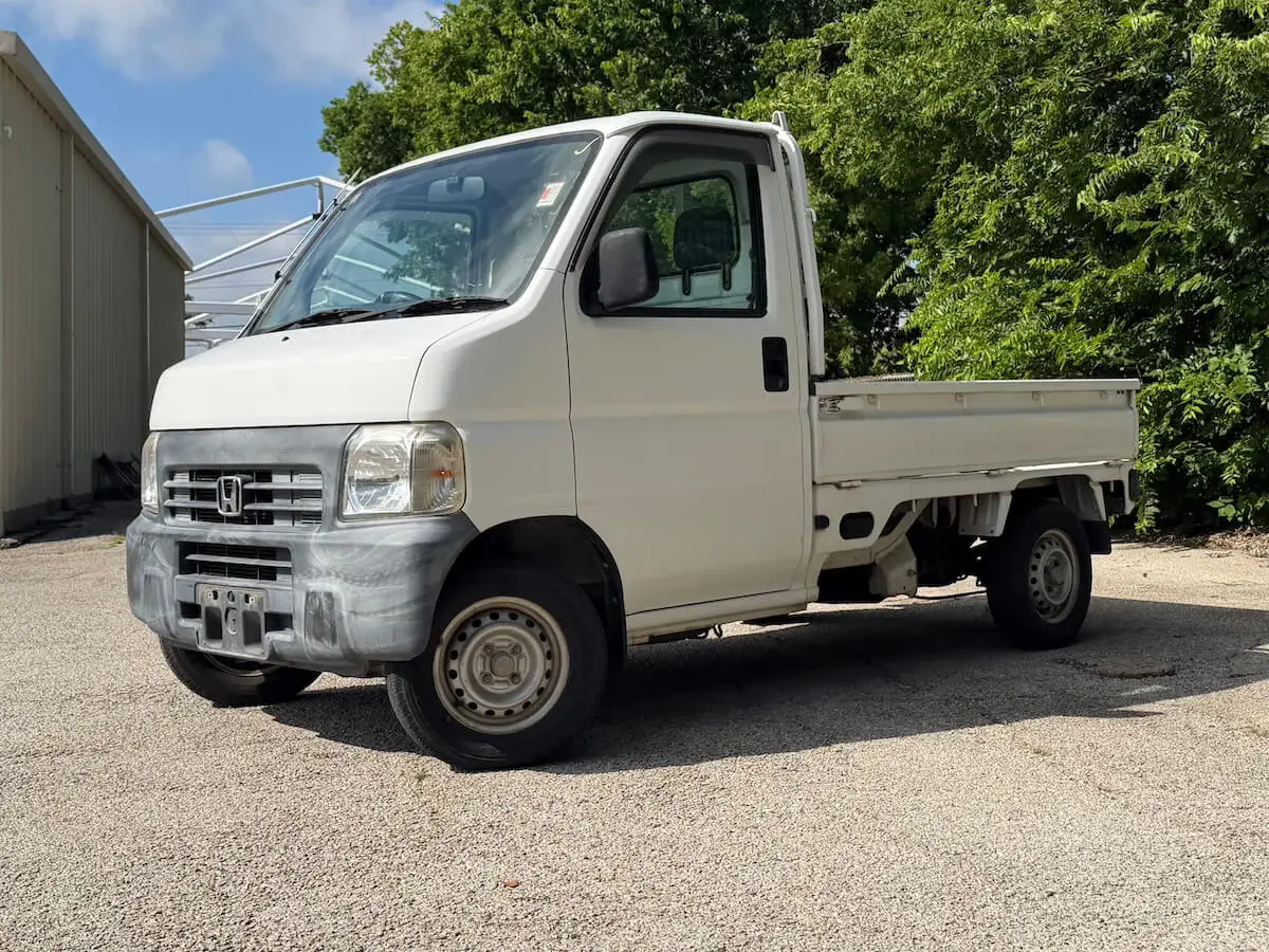 1999 Honda ACTY 4WD, a white off-road Kei Truck, for sale at Weatherford Mini Trucks in Weatherford, TX (photo 4 of 10)