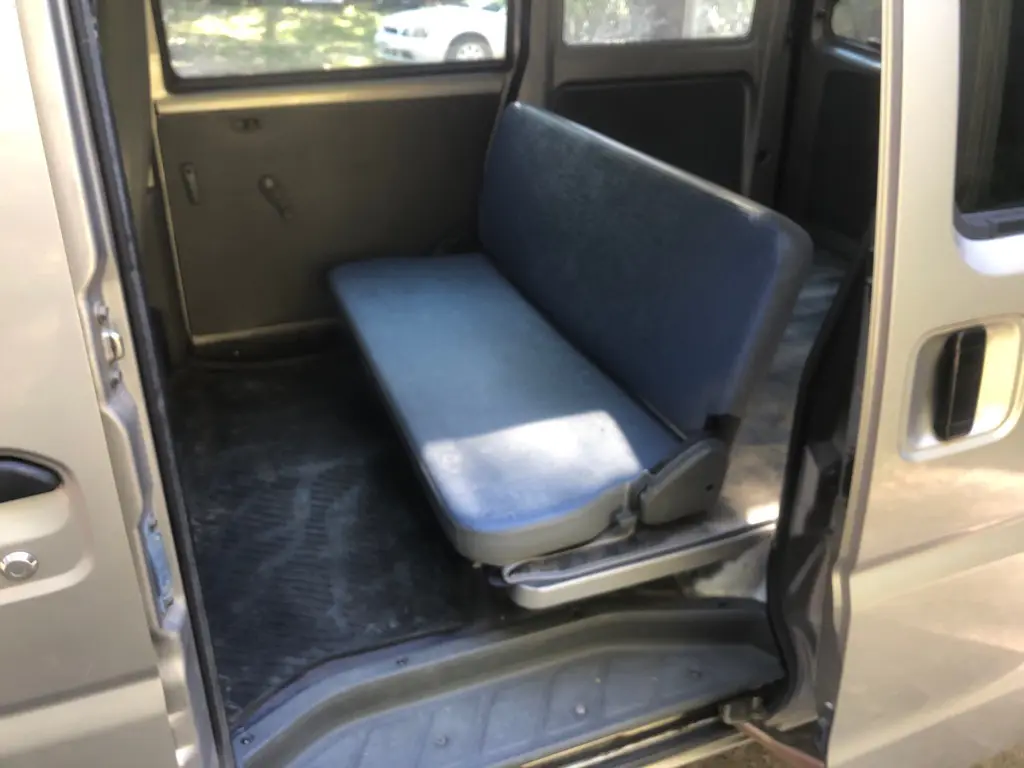 1999 Mitsubishi Minicab 4x4 Kei Van, rear bench seat, for sale at Fun Karz in North Little Rock, AR