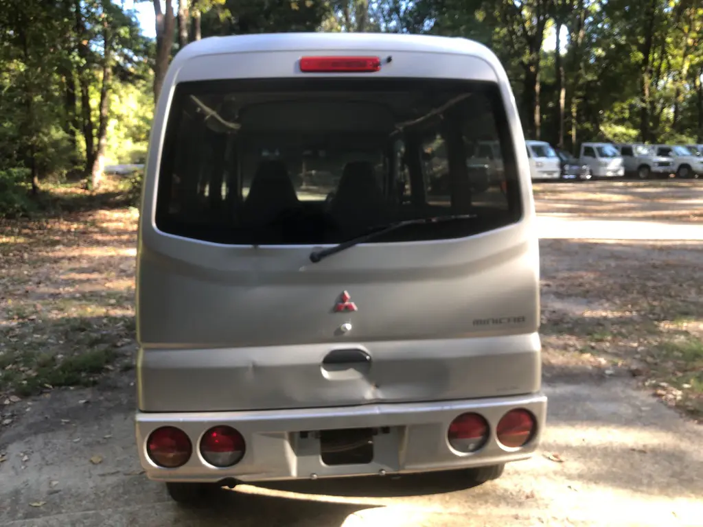 1999 Mitsubishi Minicab 4x4 Kei Van, rear view, for sale at Fun Karz in North Little Rock, AR