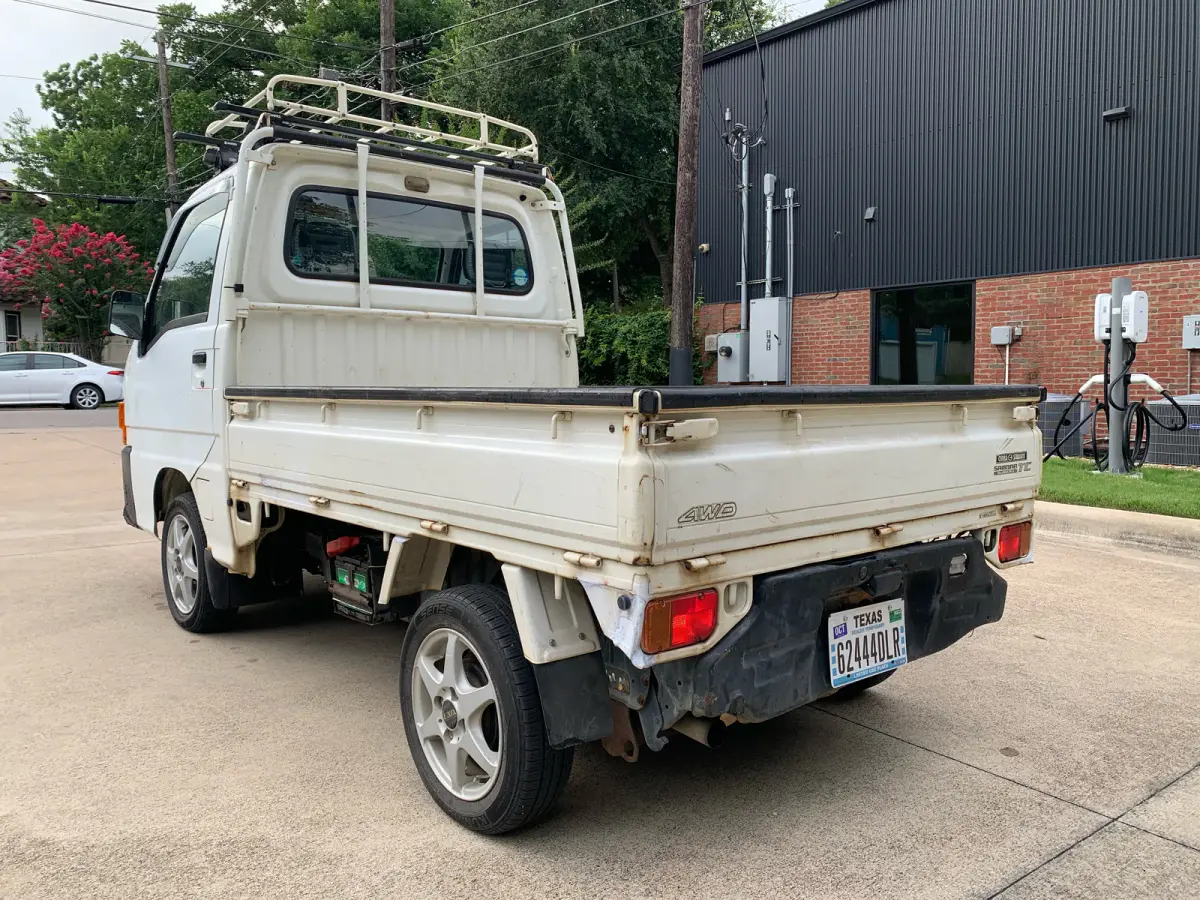 1999 Subaru Sambar, 4WD + AC, a Kei Truck, for sale at Sunshine Imports in Austin, TX (photo 3 of 12)
