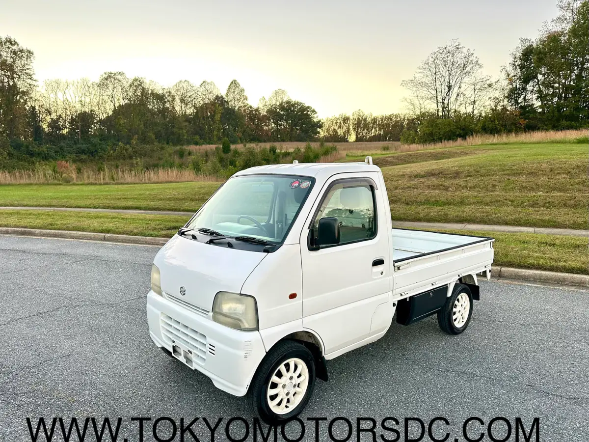1999 Suzuki Carry Turbo 4WD, a Kei Truck, for sale at Tokyo Motors DC in Boyds, MD (photo 9 of 19)
