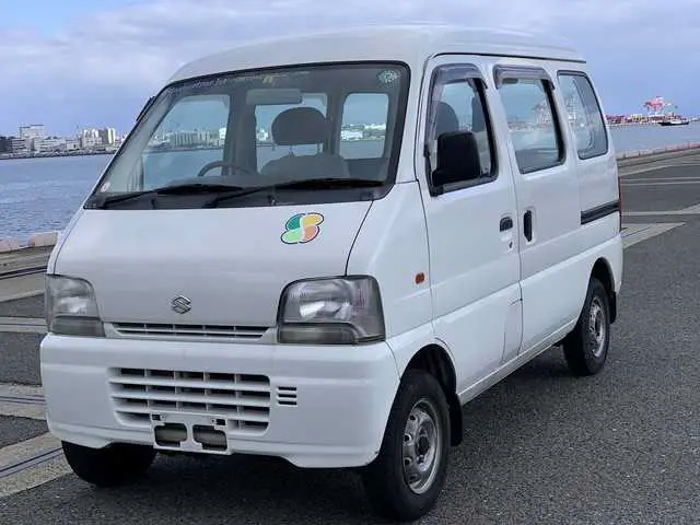 1999 Suzuki Every, 2WD and AC, a Kei Van, for sale at Sunshine Imports in Austin, TX (photo 2 of 12)