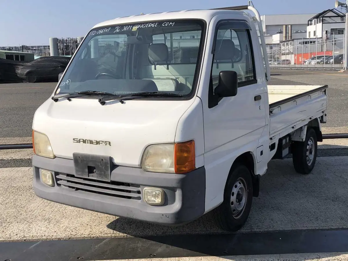 2000 Subaru Sambar, 4WD + AC, a Kei Truck, for sale at Sunshine Imports in Austin, TX (photo 2 of 9)
