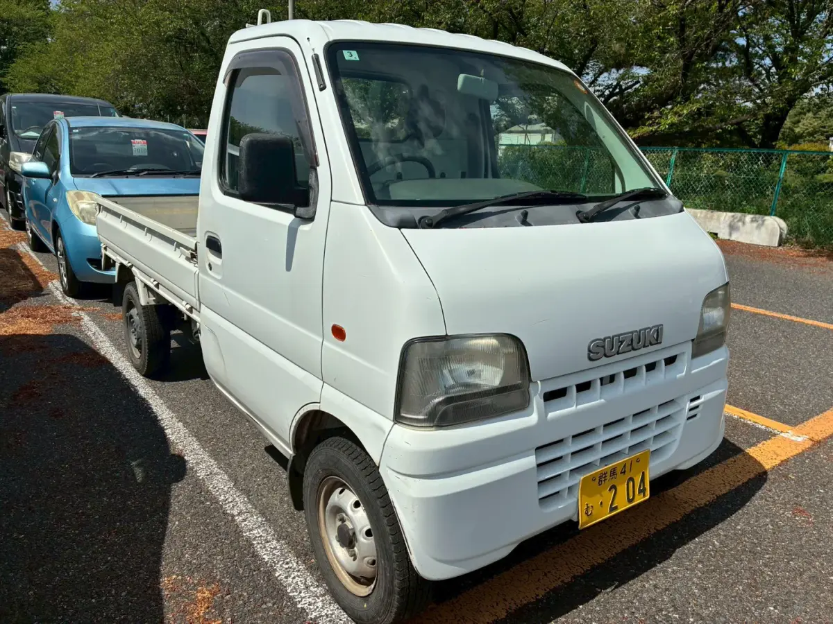 2000 Suzuki Carry, a white Kei Truck, for sale at Weatherford Mini Trucks in Weatherford, TX (photo 1 of 11)