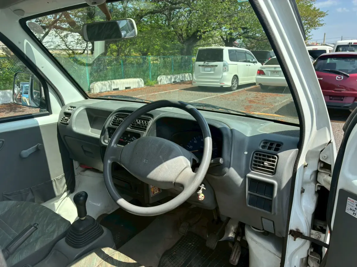 2000 Suzuki Carry, a white Kei Truck, for sale at Weatherford Mini Trucks in Weatherford, TX (photo 11 of 11)