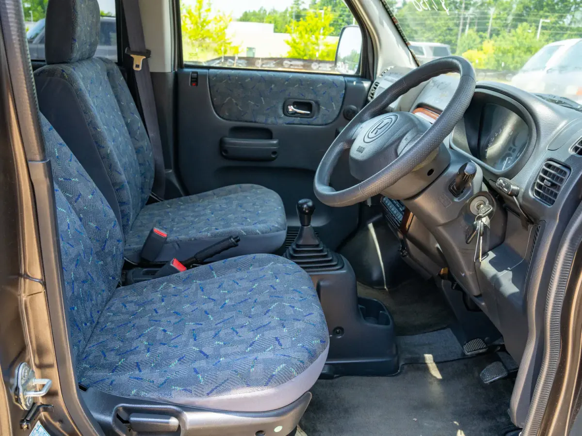 2001 Honda Vamos 4WD, a silver Kei Van, for sale at Japan Direct Motors in Irmo, SC (photo 12 of 12)