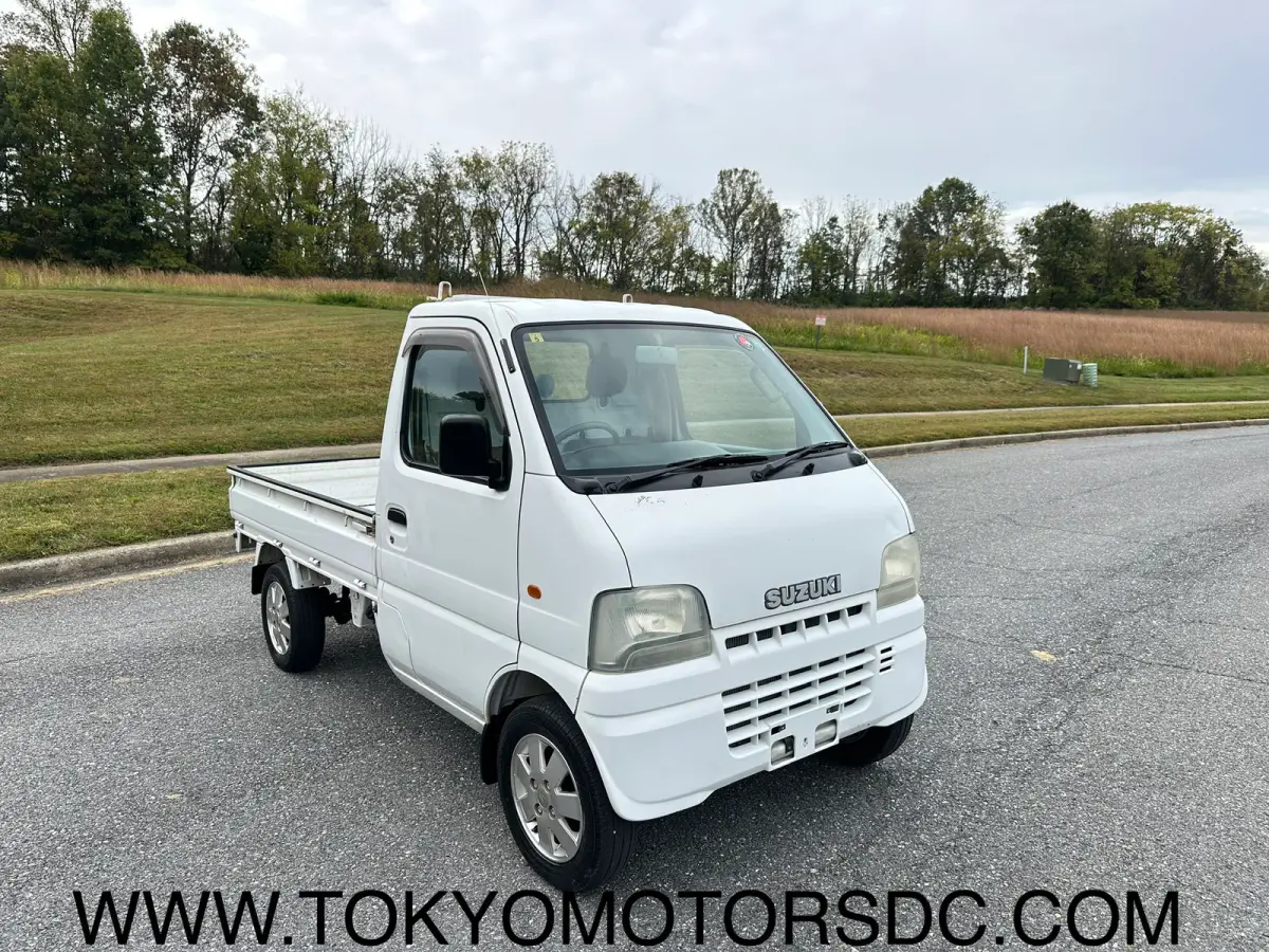 2001 Suzuki Carry 4WD, a Kei Truck, for sale at Tokyo Motors DC in Boyds, MD (photo 1 of 12)
