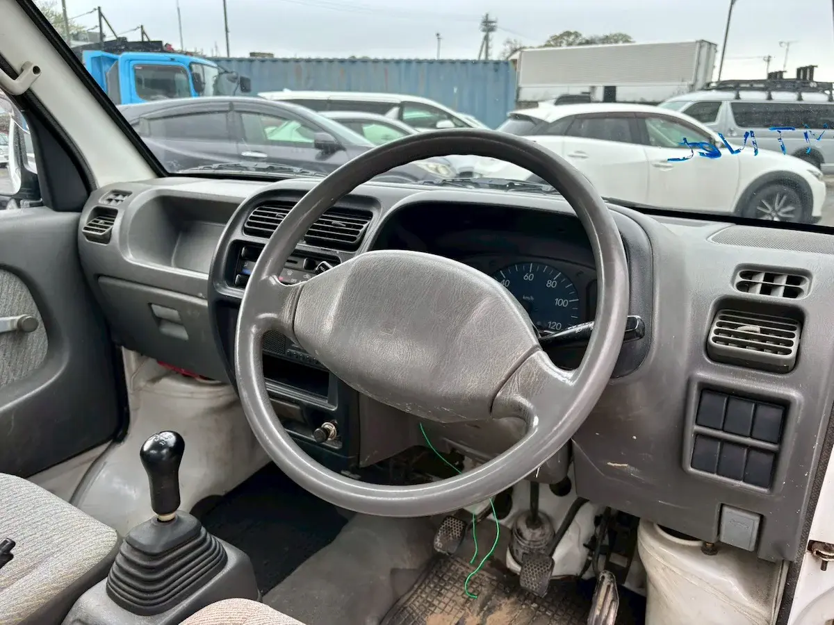 2001 Suzuki Carry 5 Speed Manual, a white off-road Kei Truck, for sale at Weatherford Mini Trucks in Weatherford, TX (photo 4 of 12)