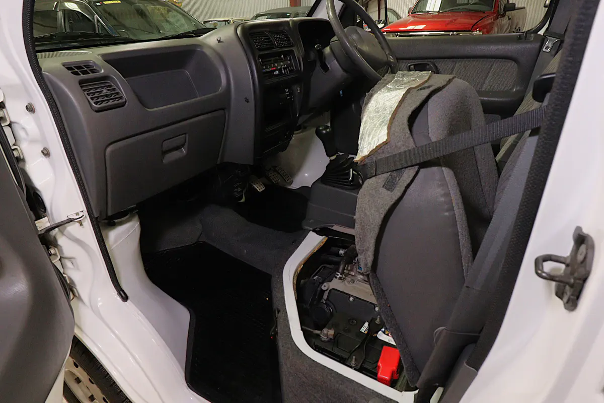 2001 Suzuki Carry 4x4 Kei Truck, engine under the seat, for sale at Duncan Imports in Christiansburg, VA