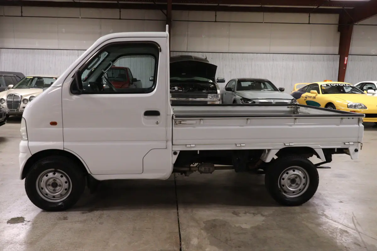 2001 Suzuki Carry 4x4 Kei Truck, side view, for sale at Duncan Imports in Christiansburg, VA