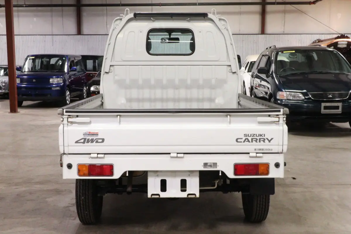 2001 Suzuki Carry 4x4 Kei Truck, rear view, for sale at Duncan Imports in Christiansburg, VA