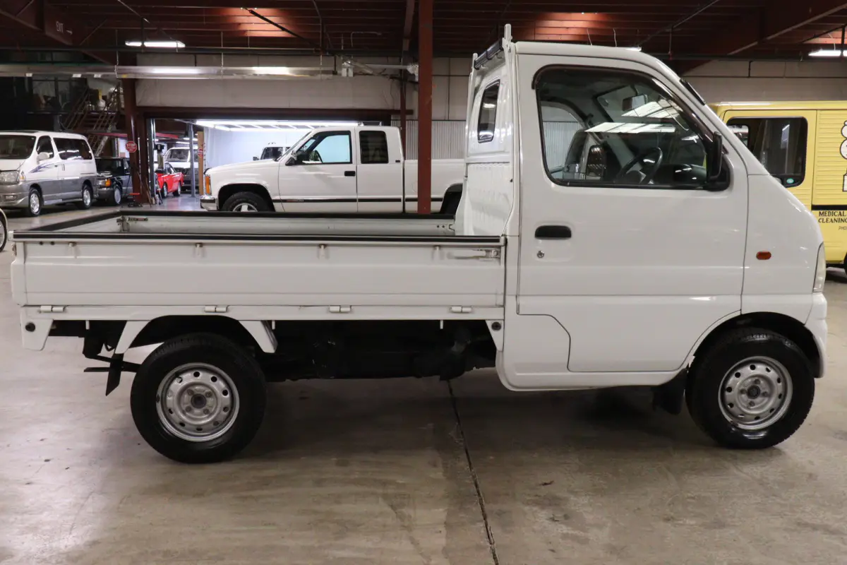 2001 Suzuki Carry 4x4 Kei Truck, side view, for sale at Duncan Imports in Christiansburg, VA