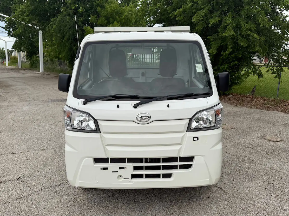 2021 Daihatsu Hijet HD Dump, a white off-road Kei Truck, for sale at Weatherford Mini Trucks in Weatherford, TX (photo 8 of 12)