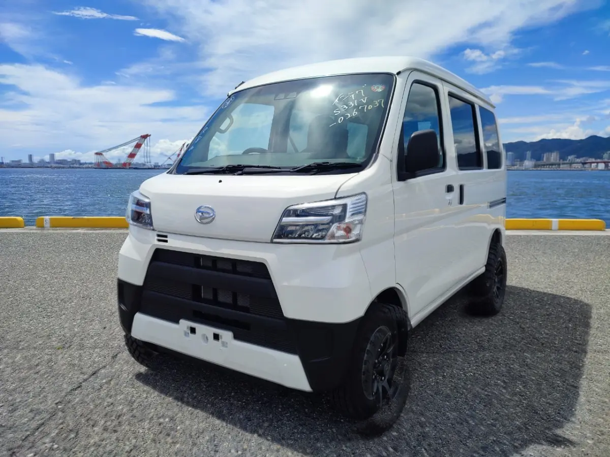 2021 Daihatsu Hijet Van, a whiteout off-road Kei Van, for sale at Mini Monsters USA in St. George, UT (photo 3 of 12)