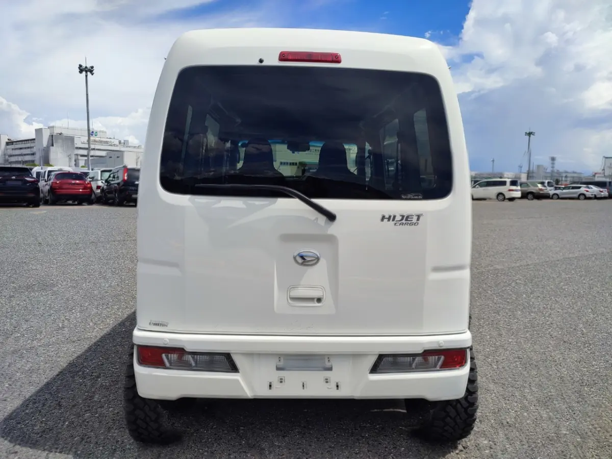 2021 Daihatsu Hijet Van, a whiteout off-road Kei Van, for sale at Mini Monsters USA in St. George, UT (photo 4 of 12)