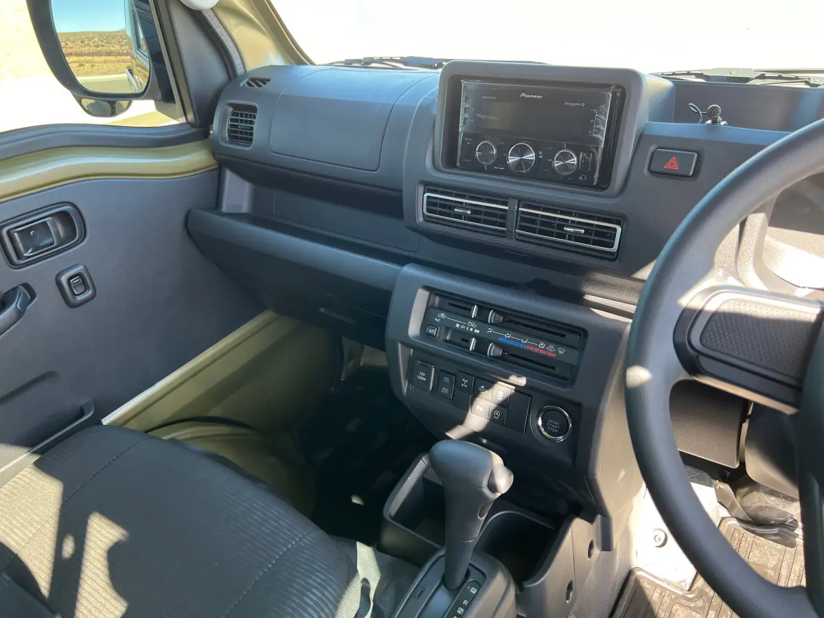 2022 Daihatsu Hijet Extreme, a green off-road Kei Truck, for sale at Mini Monsters USA in St. George, UT (photo 8 of 11)