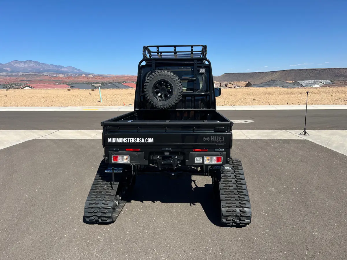 2022 Daihatsu Hijet Extreme, a black off-road Kei Truck, for sale at Mini Monsters USA in St. George, UT (photo 5 of 11)