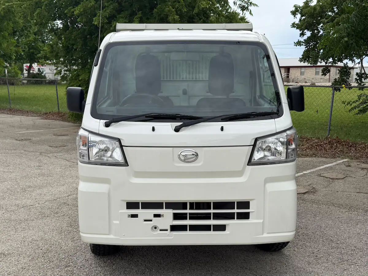 2022 Daihatsu Hijet HD Dump, a white off-road Kei Truck, for sale at Weatherford Mini Trucks in Weatherford, TX (photo 7 of 12)