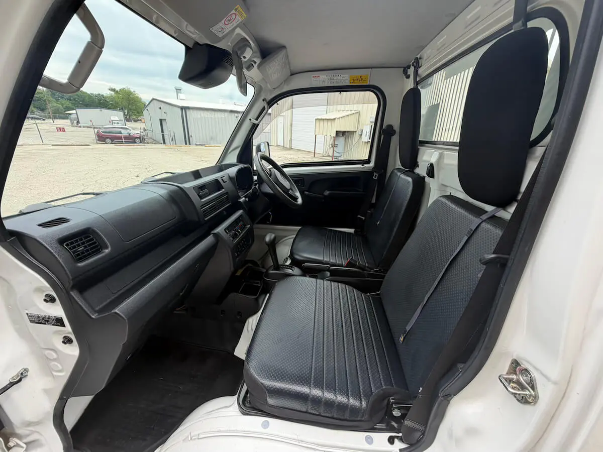 2022 Daihatsu Hijet HD Dump, a white off-road Kei Truck, for sale at Weatherford Mini Trucks in Weatherford, TX (photo 8 of 12)