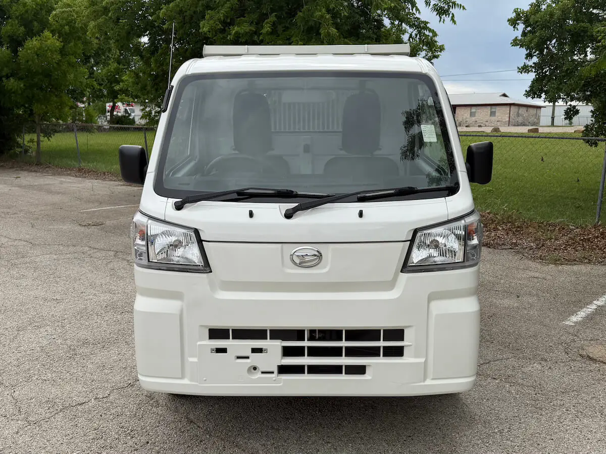 2022 Daihatsu Hijet HD Dump, a white off-road Kei Truck, for sale at Weatherford Mini Trucks in Weatherford, TX (photo 6 of 12)