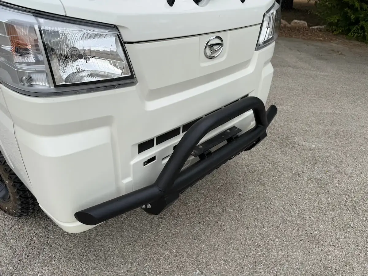 2022 Daihatsu Hijet HD Dump, a white off-road Kei Truck, for sale at Weatherford Mini Trucks in Weatherford, TX (photo 11 of 12)