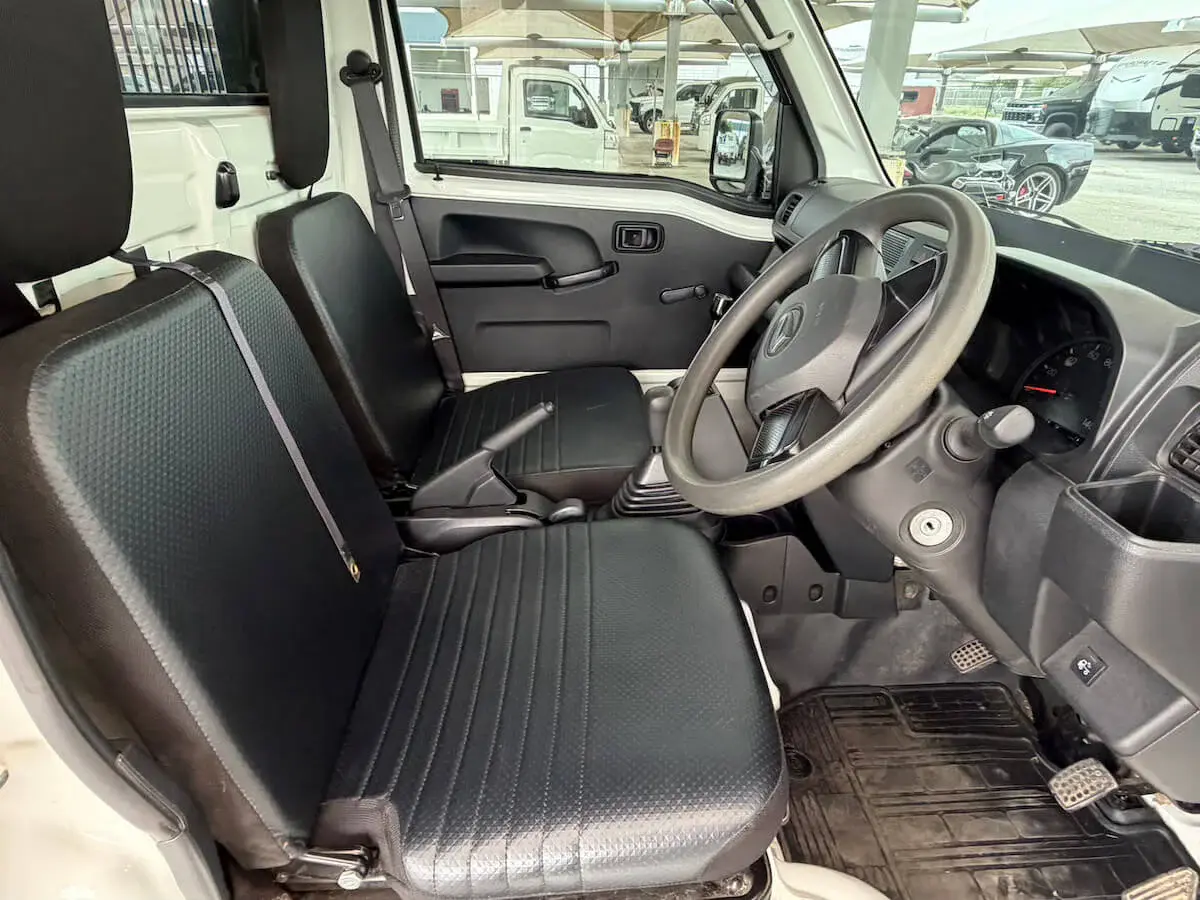2022 Daihatsu Hijet HD Dump, a white off-road Kei Truck, for sale at Weatherford Mini Trucks in Weatherford, TX (photo 12 of 12)